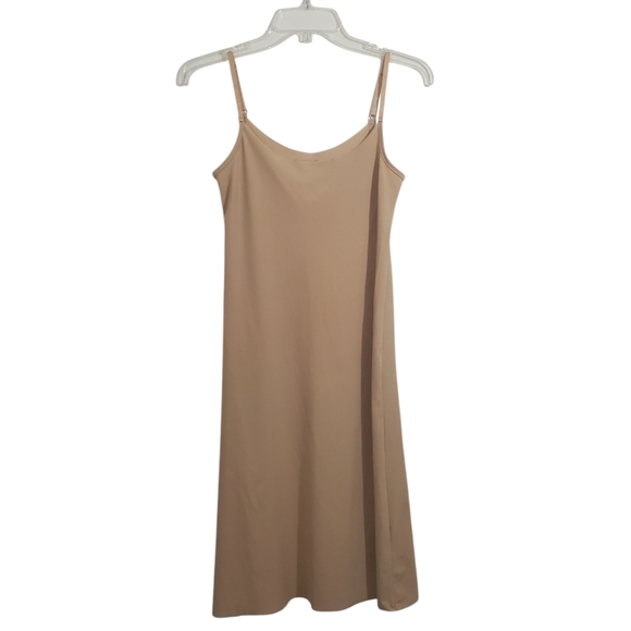 Commando Other - Commando Nude Beige Tan Dress Slip Size Medium Large Midi Knee Length
